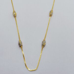 22K Classic Design gold chain for Women