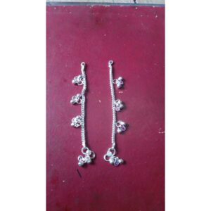 Silver Designer Khajuri Bachha Payal