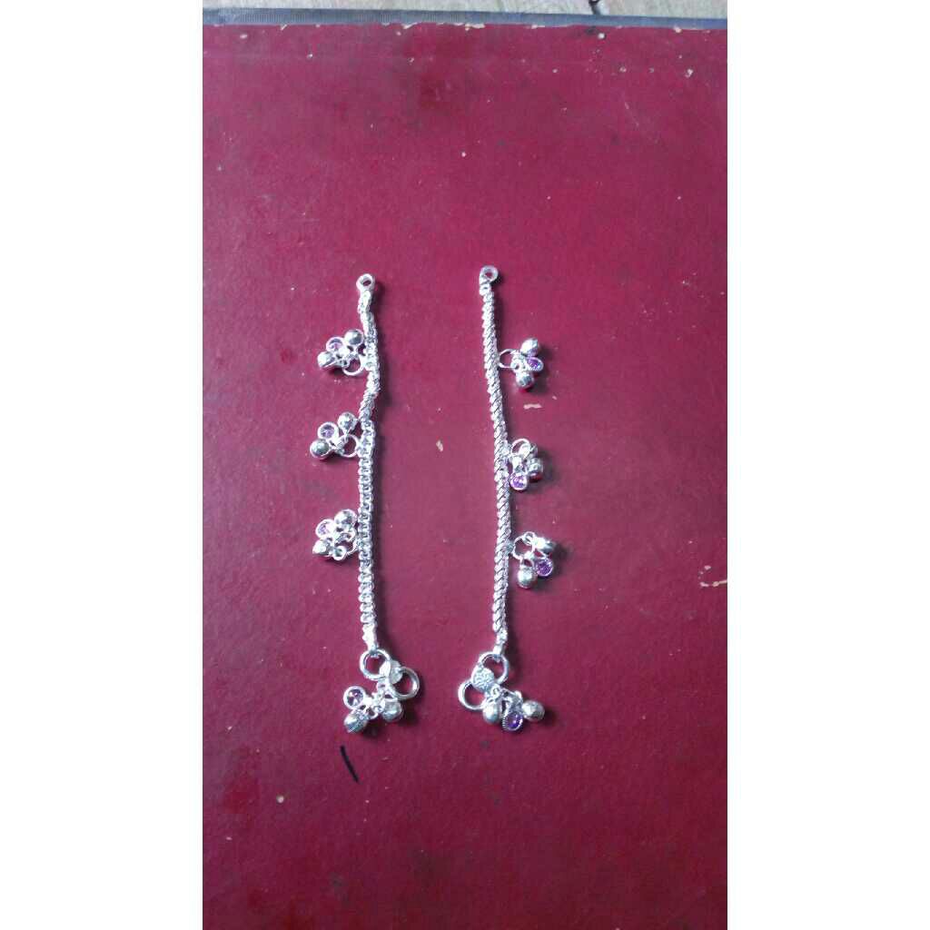 Silver Designer Khajuri Bachha Payal