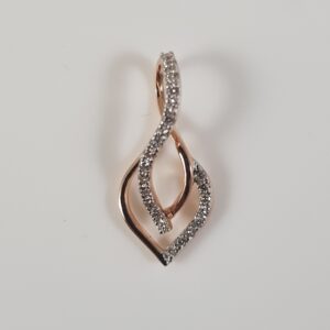 916 Yellow Gold Designer Diamond Pendant