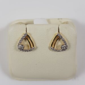 22KT Yellow Gold Ladies  Earrings
