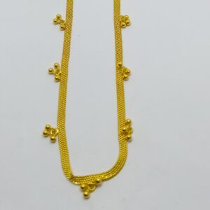 22crt Machine Gold Chain for Ladies