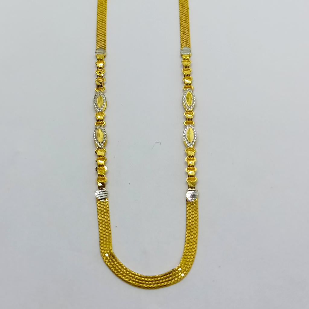 22 carat machine cutting gold chain - Image 2