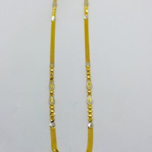 22 carat machine cutting gold chain