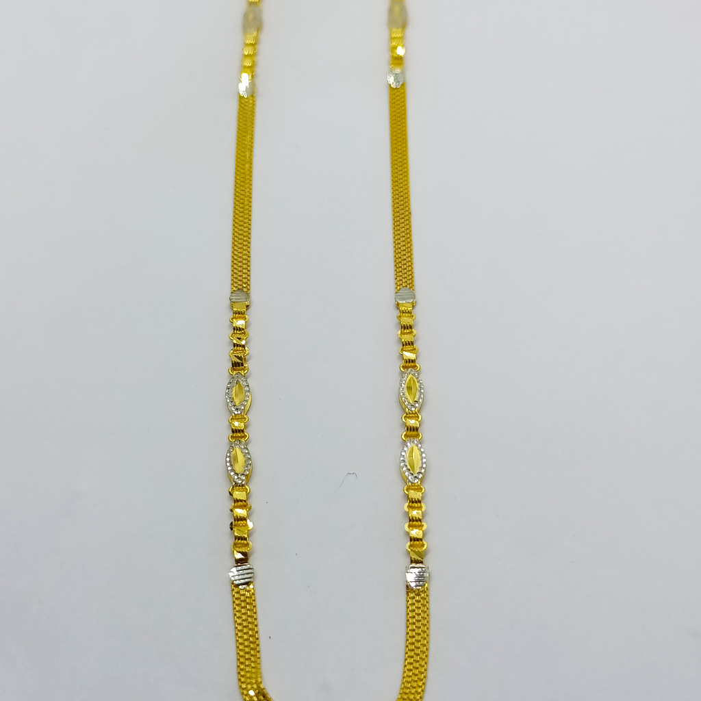 22 carat machine cutting gold chain