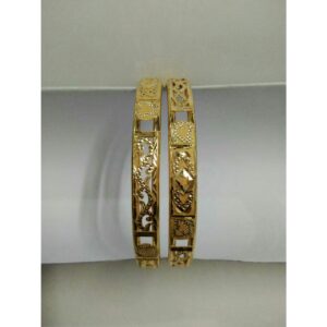 Antique 22KT Gold Fancy Copper Kadli