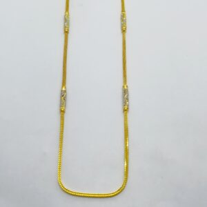 22crt Pipe Gold Chain