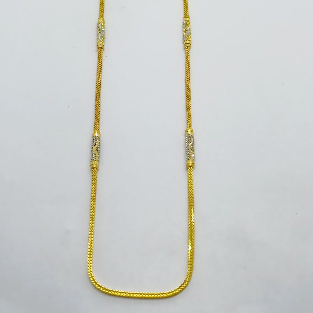 22crt Pipe Gold Chain - Image 2