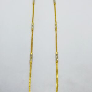 22crt Pipe Gold Chain