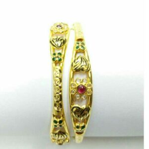 22K / 916 Gold Fancy Stone Kadli
