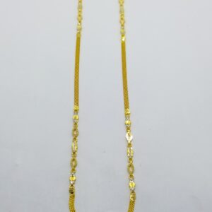 22k/916 gold modern design chain