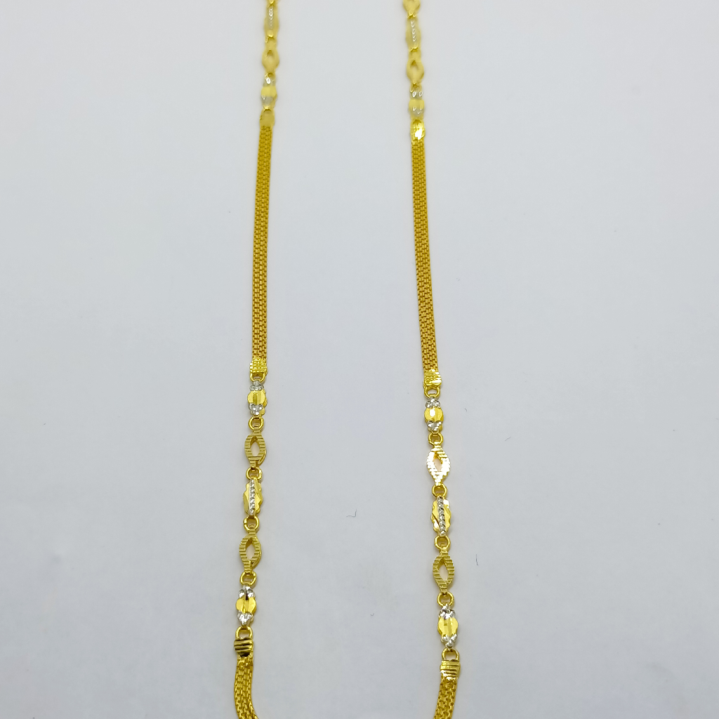 22k/916 gold modern design chain