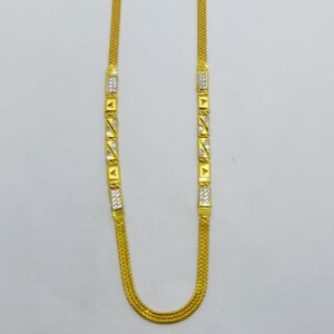 916 gold plain chain