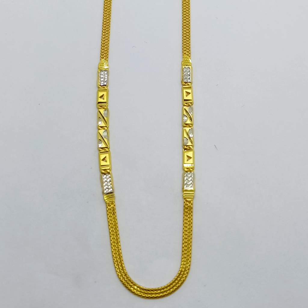 916 gold plain chain - Image 2