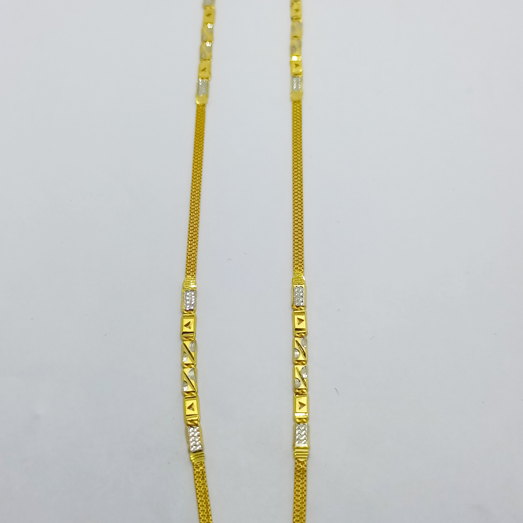 916 gold plain chain