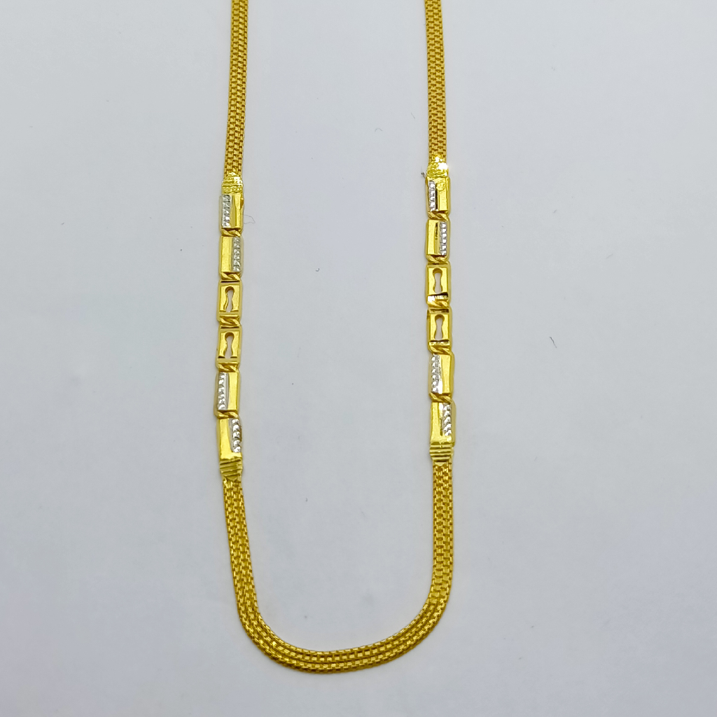 22k bold gold design chain - Image 2