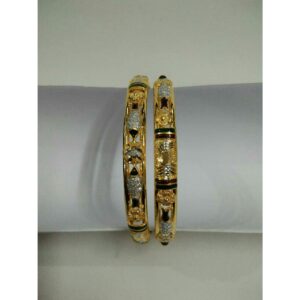 916 Gold Ladies Indian Heart Shaped Charming Kadli