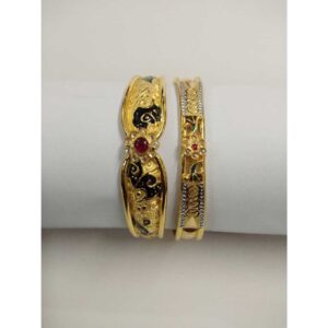 916 Gold Antique Ladies Bangles
