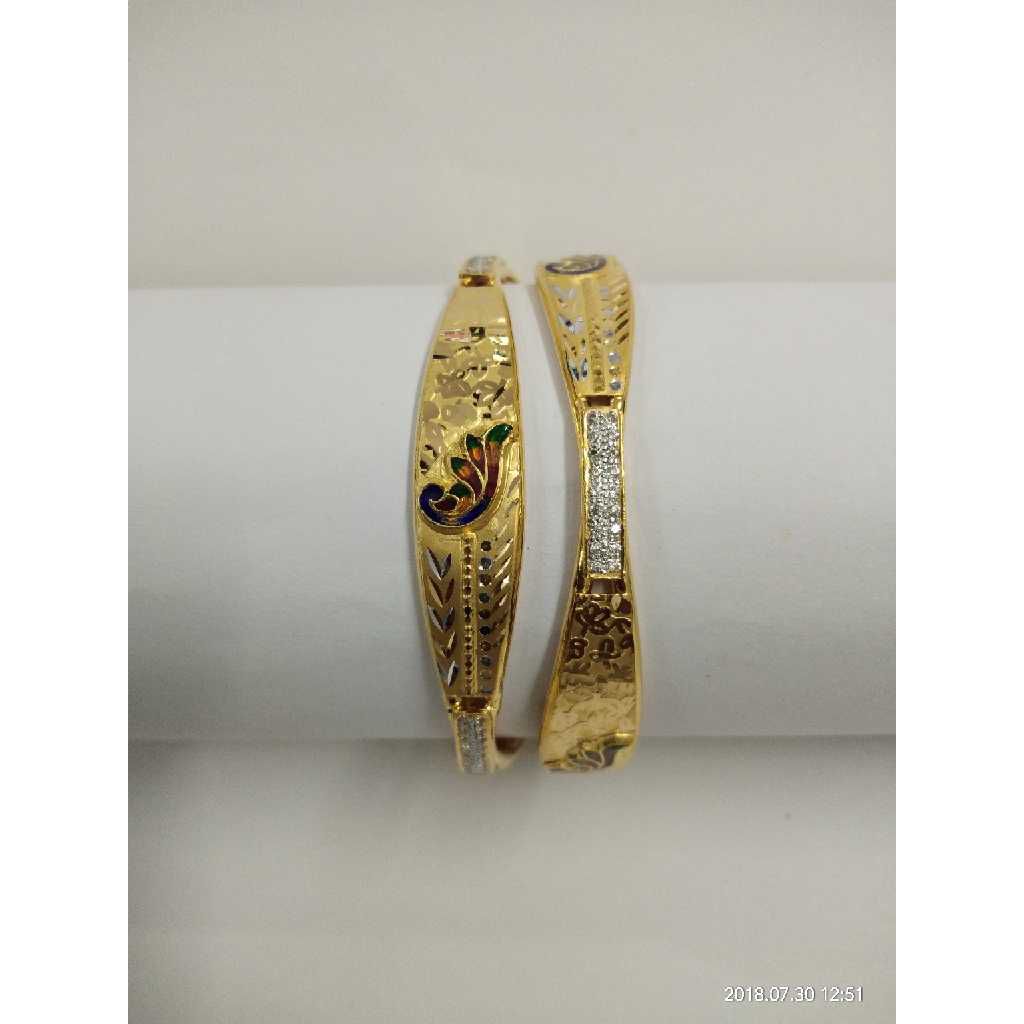 Modern 916 Gold Copper Ladies Kadli