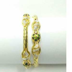 Indian 916 Gold Copper Kadli
