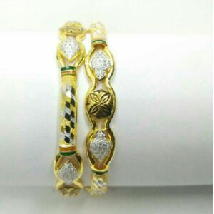 22K / 916 Gold Ladies Antique Stone Kadli