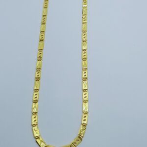 22k Yellow Gold Elegant hollow navabi chain
