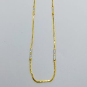 916 Lightweight Pipe Gold Chain