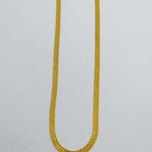 22k gold fiveway machine chain