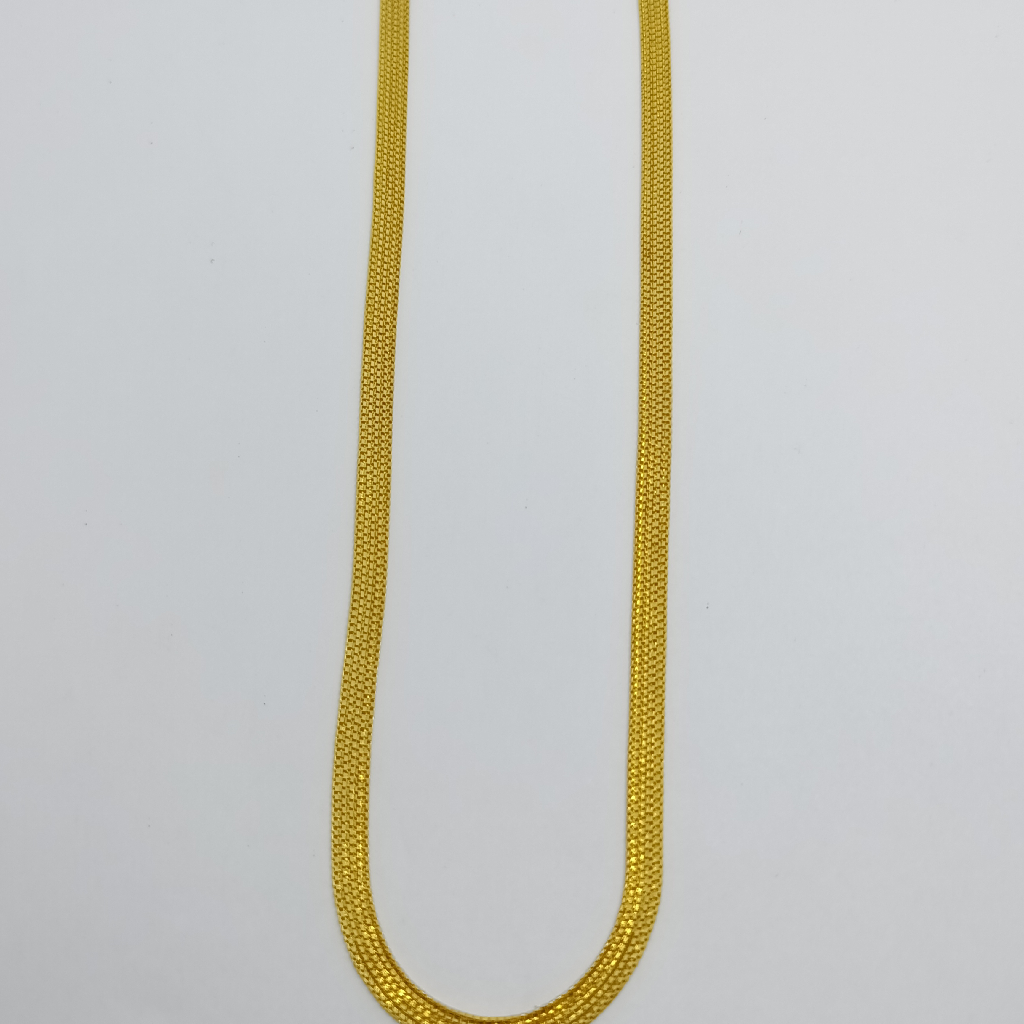 22k gold fiveway machine chain