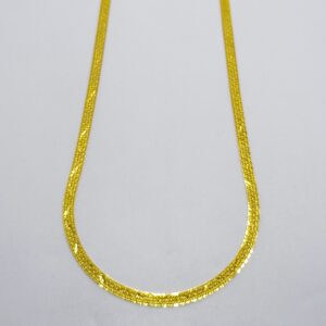 22k gold ss machine chain