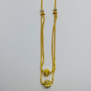 22crt fancy double line dokiya