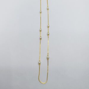 22crt fancy moti gold chain