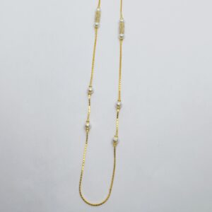 916 Gold Light Weight Fancy Chain