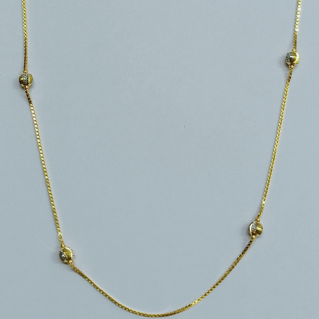 916 Gold Beautiful Ladies Chain - Image 2