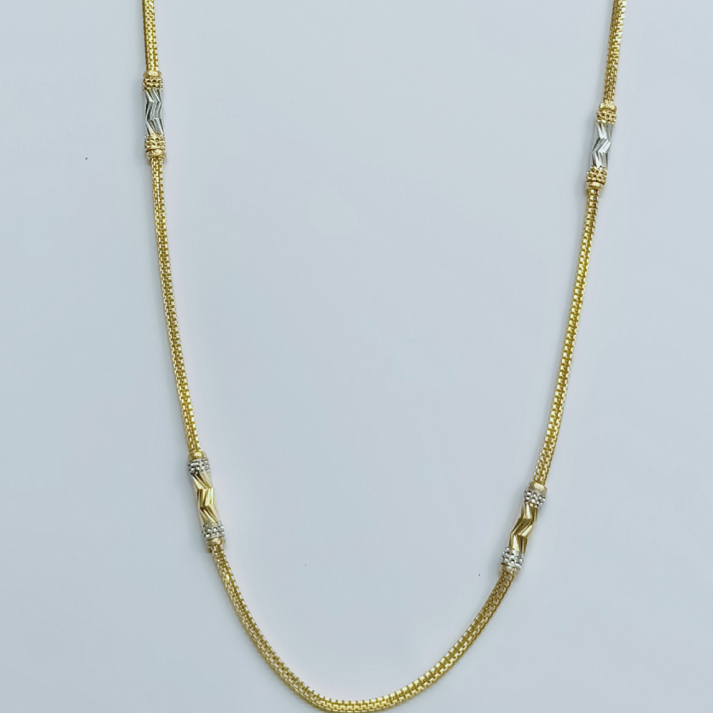 916 Gold Designer Ladies Chain - Image 2