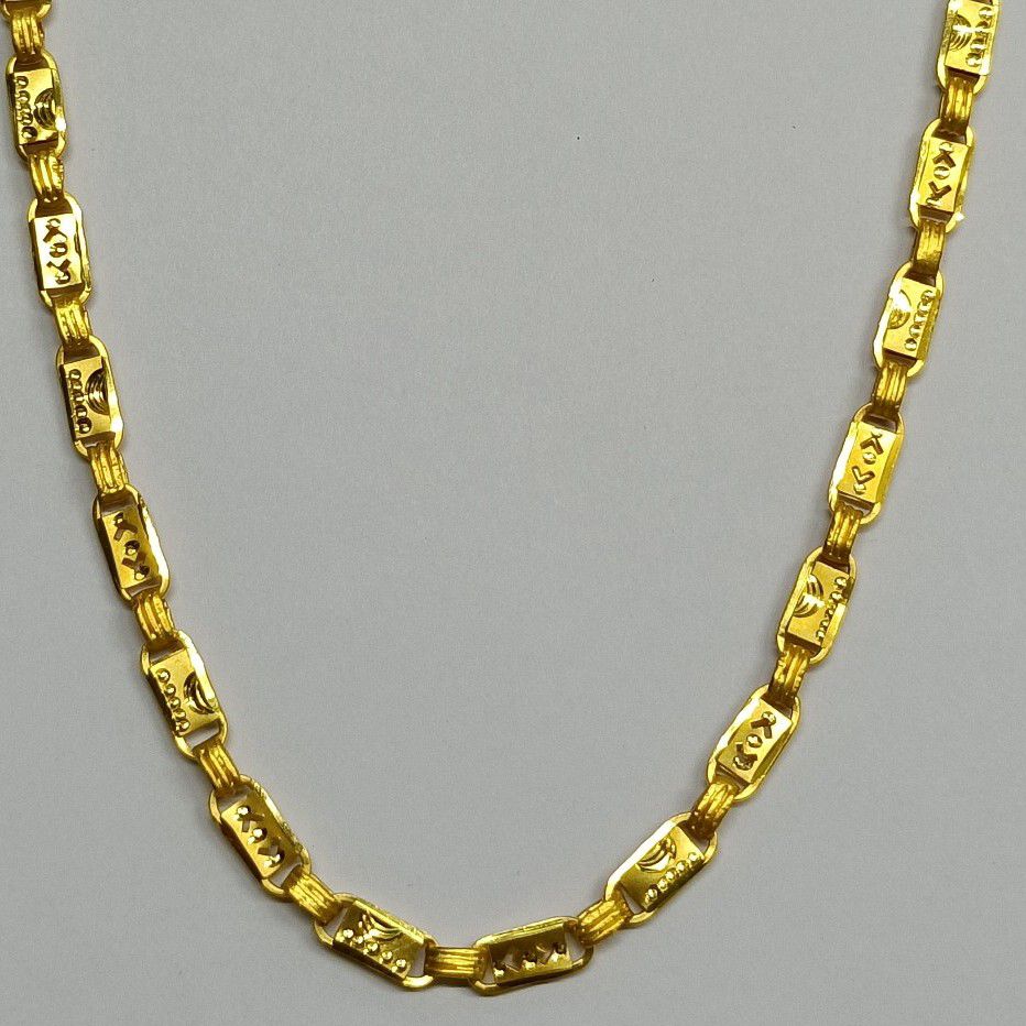 916 Gold Fancy Gents Chain - Image 2