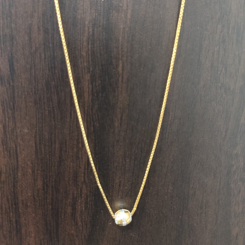 916 gold fancy lite weight chain 4.5gm - Image 5