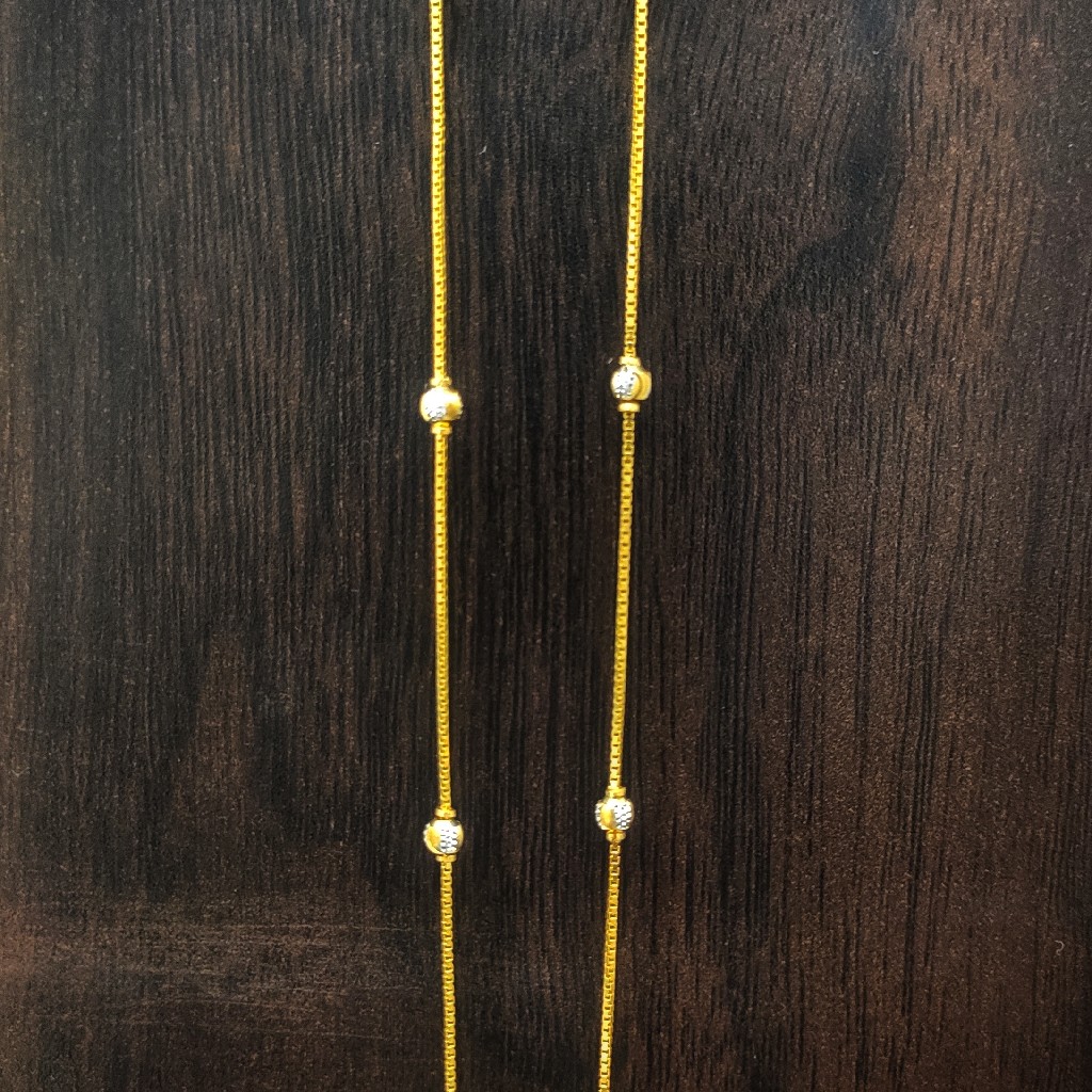 916 gold ladies lightweight chain 5gm - Image 4