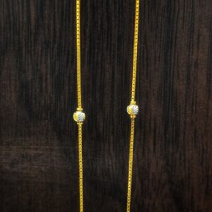 916 gold ladies lightweight chain 5gm