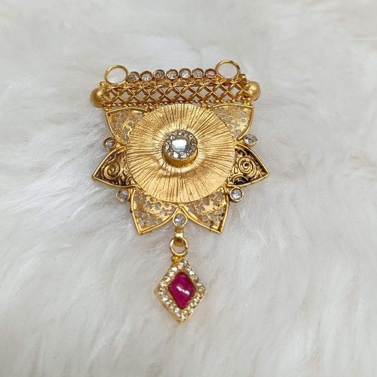 22crt Gold Antique Mangalsutra Pendants - Image 2