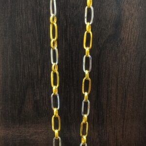 22 carat gold light weight gents chain