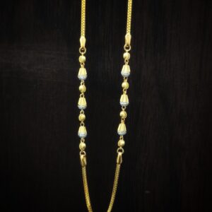 916 gold fancy ball chain
