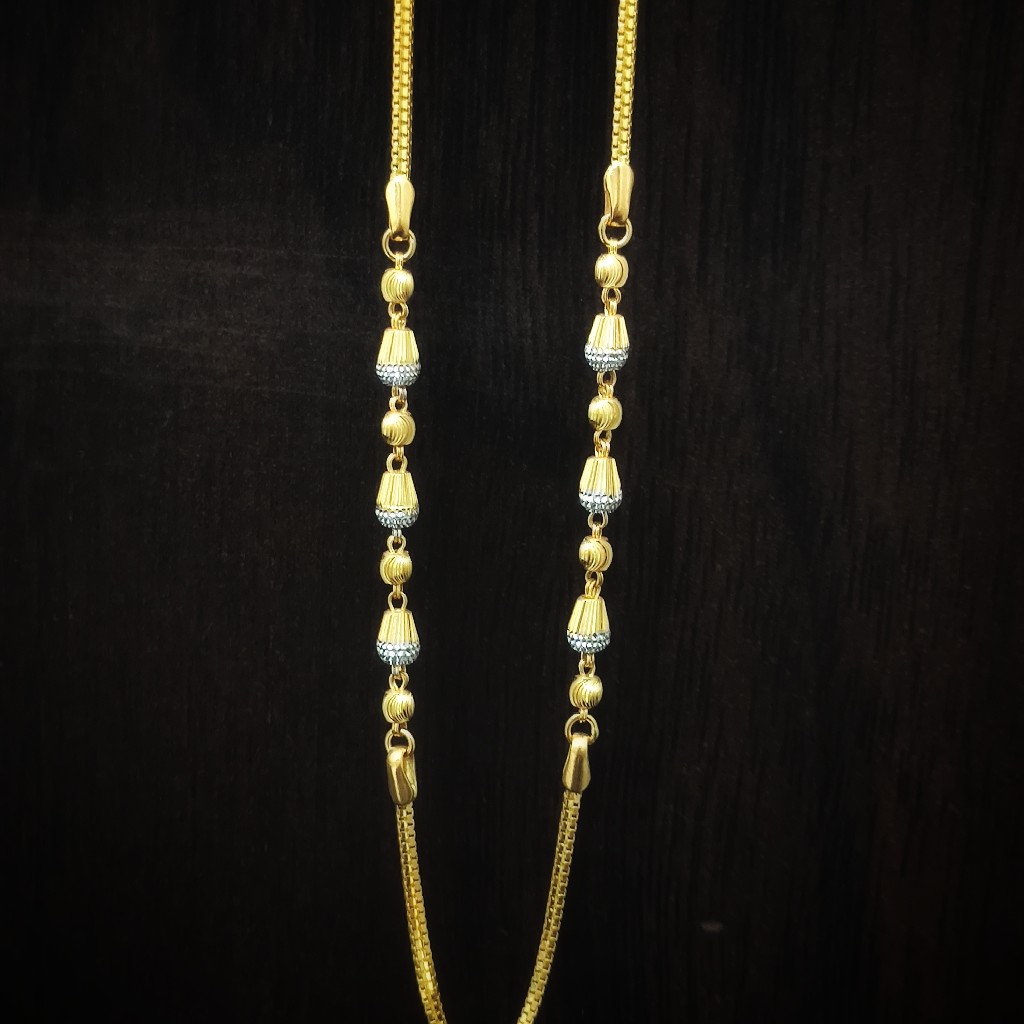 916 gold fancy ball chain - Image 3
