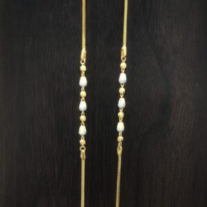 916 gold fancy ball chain