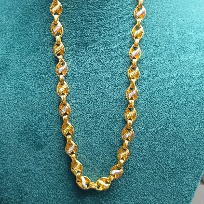 22crt Gold Hollow Chain - Image 2