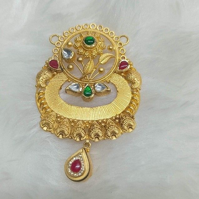 22crt gold antique mangalsutra pendants - Image 2