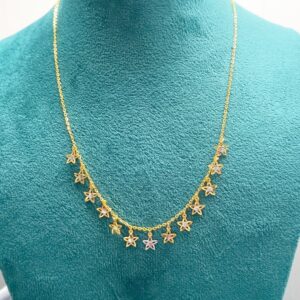 22crt  Gold Fancy Tanmaniya