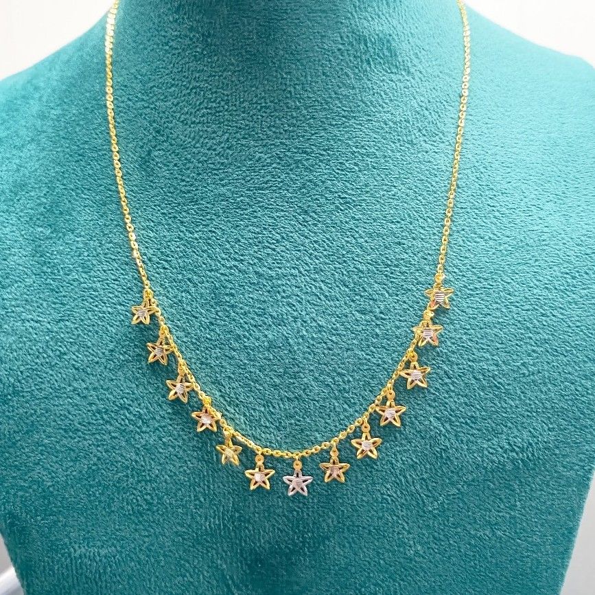 22crt  Gold Fancy Tanmaniya
