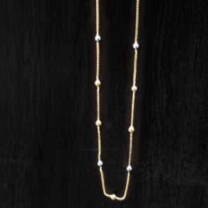 22 CARAT GOLD LIGHT WEIGHT CHAIN