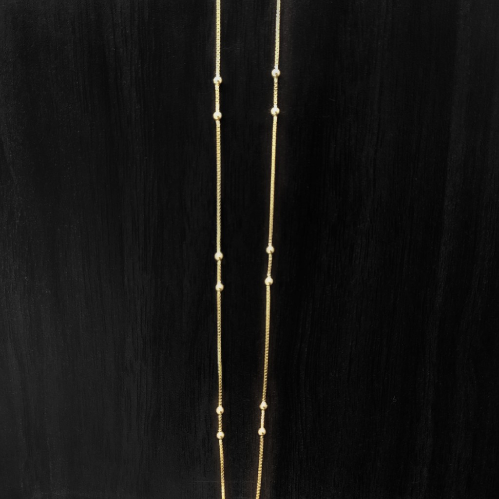 916 GOLD LIGHT WEIGHT CHAIN(2.520)